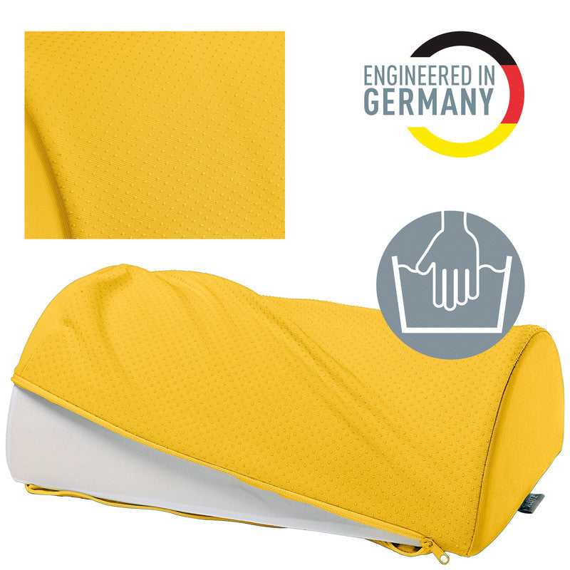 Leitz Fussstütze Ergo Cosy – 26 × 40,5 × 14 cm, warmes Gelb