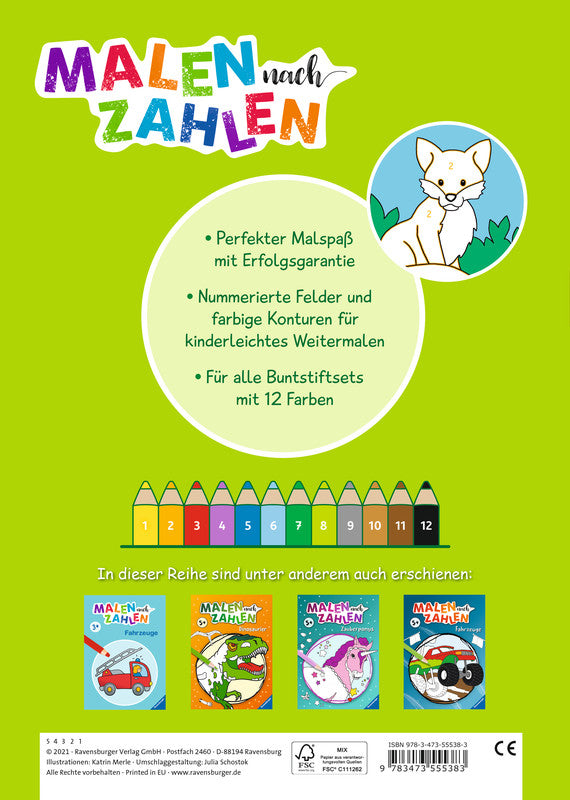 Ravensburger Malbuch, Karton, 21 × 29,5 cm, Mehrfarbig, ab 3 Jahren