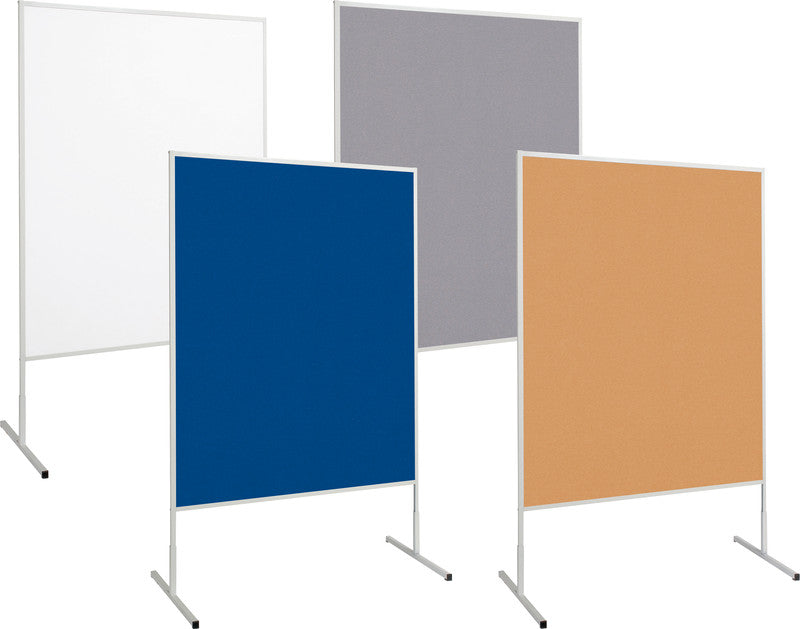 MAUL Pinnwand – Filz – 120 × 150 cm, blau