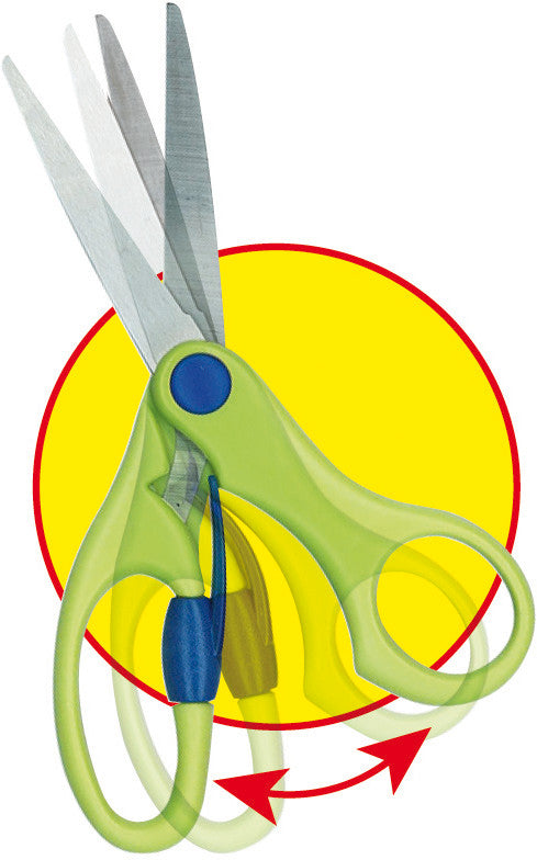 ARDA Kinderschere EASY – 13,0 cm, Kunststoff, für Rechtshänder, abgerundete Spitzen, Kunststoffgriffe