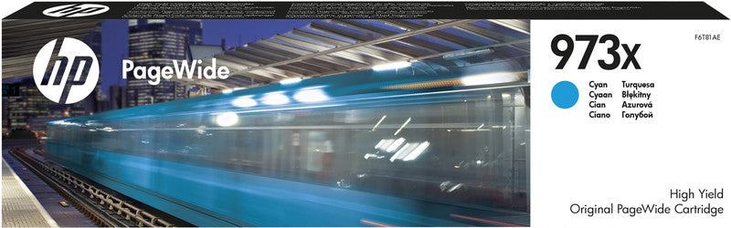 HP Tintenpatrone 973X, cyan, 7'000 Seiten – für Tintenstrahldrucker und Multifunktionsgeräte