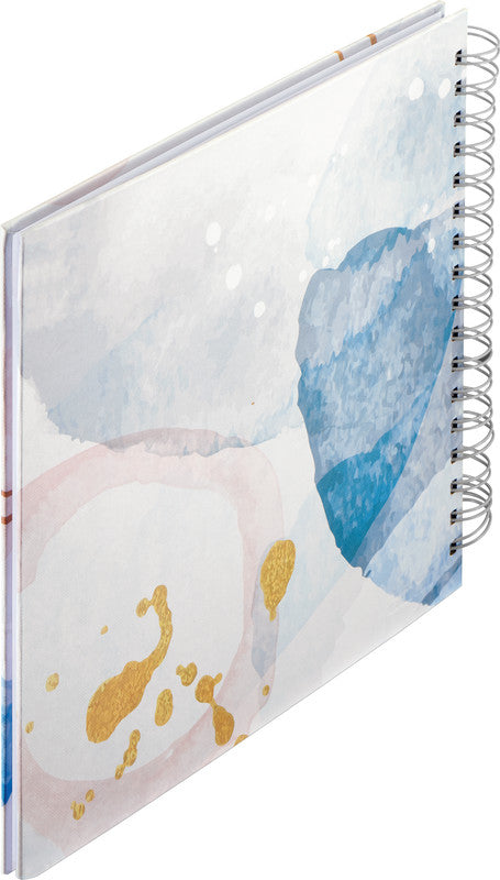 Hama Fotoalbum – für 280 × 240 mm, blau, Spiralbindung, Karton