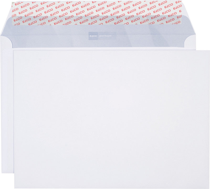 Elco Couvert B4 (353 × 250 mm), ohne Fenster, selbstklebend (Optifix), hochweiss, 120 g/m² – 250 Stk.