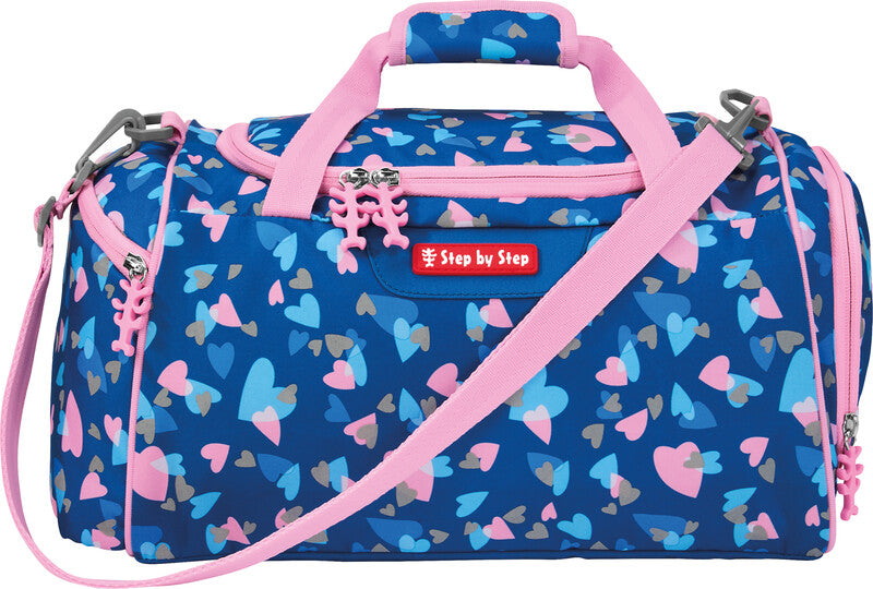 Step by Step Sporttasche – 13 l, Motiv Seashell Pearl, mit Schultergurt, wasserabweisend, 38 × 20 × 23 cm