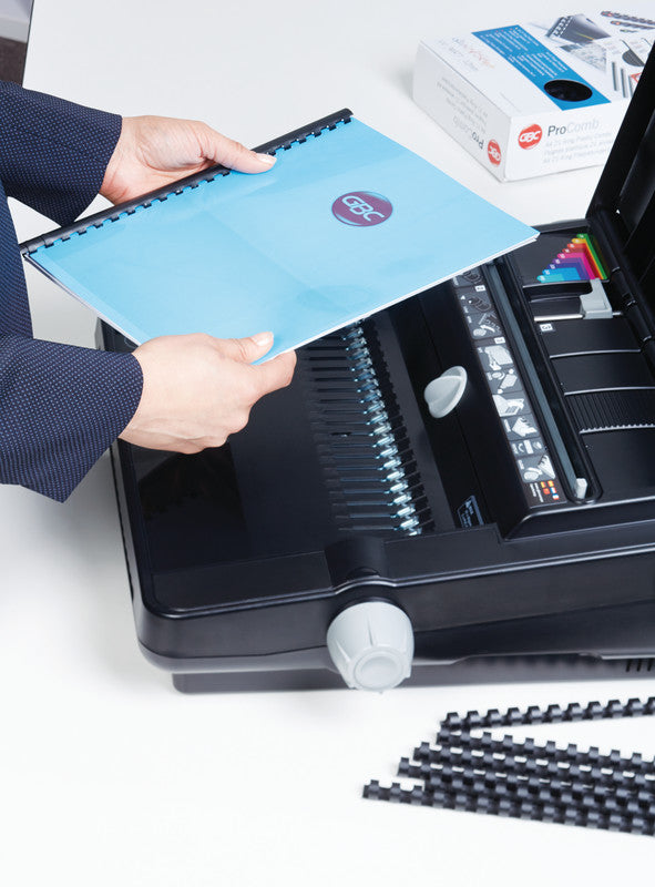 GBC CombBind C340 Stanz- und Bindemaschine – Plastikbindung, für 21-Loch, A3, bis 25 Blatt