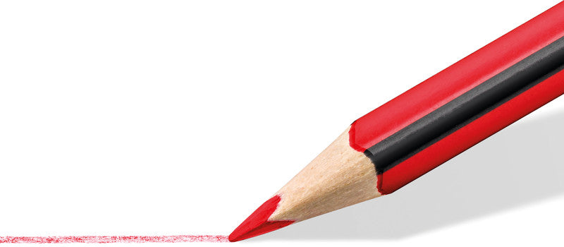 Staedtler Buntstifte Noris colour Upcycling – 24 Farben, im Kartonetui, sechskantig, PEFC