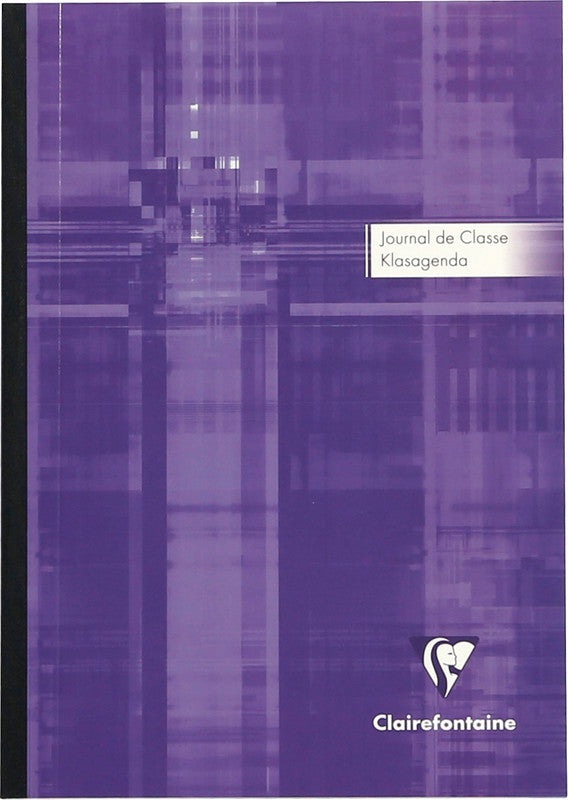 Clairefontaine Unterrichtsbuch A5, 240 Seiten, perforiert, 90 g/m² – farbig sortiert
