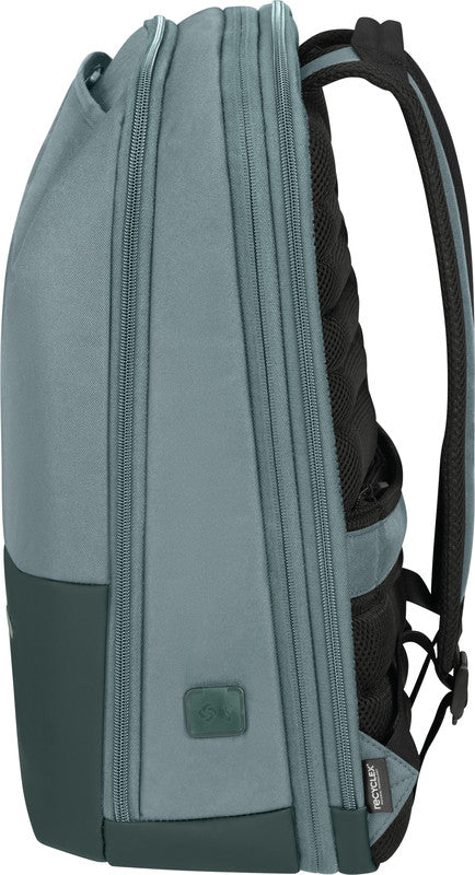 Samsonite Stackd Biz Notebook-Rucksack – 22/30 l, Aufsteckfunktion, USB-Port, recyceltes PET (rPET), Forest