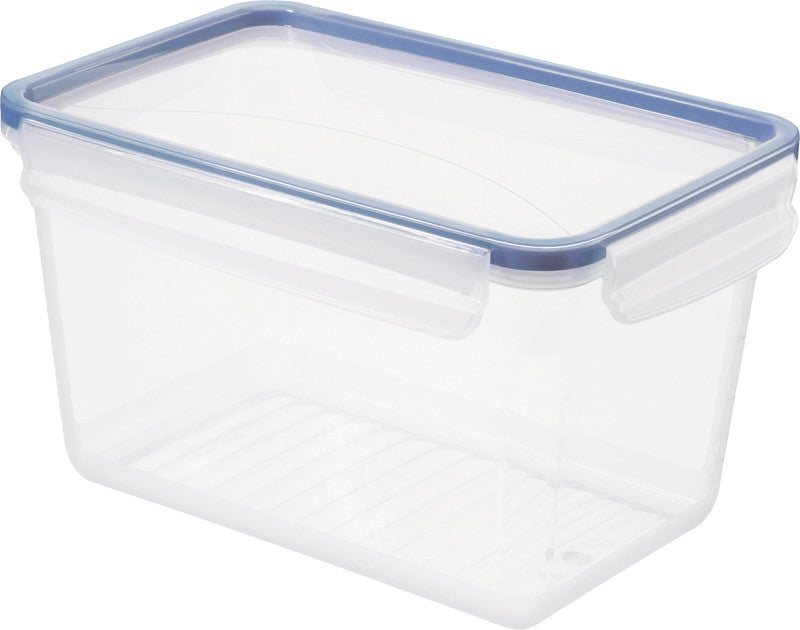 Rotho Kühlschrankdose Clic & Lock – 3 l – rechteckig – 23,9 × 13,6 × 16 cm – Kunststoff – transparent