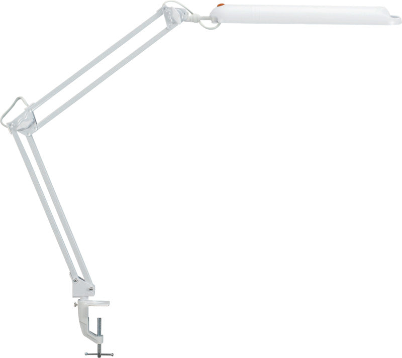 MAUL LED-Tischleuchte Atlantic – Metall-Klemmfuss – 5'800 K – 400 lm, 9 W – Weiss