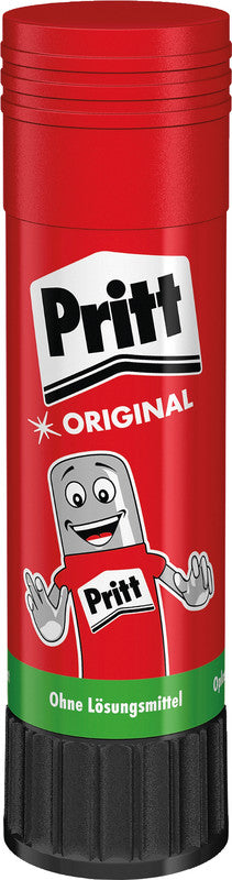 Pritt Klebestift – permanent, transparent, lösemittelfrei, schnelltrocknend, 22 g, für Papier, Karton, Fotos