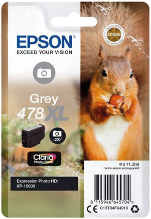 Epson Tintenpatrone, Photo Grau, 11,2 ml – für Tintenstrahldrucker/Multifunktionsgeräte