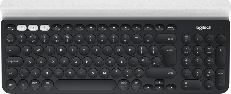 Logitech K780 – Tastatur, kabellos (Bluetooth/2,4 GHz), DE-Layout (DE) – für Windows, macOS & Android u. a.