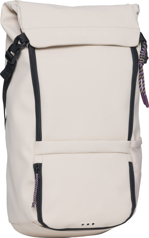 Beckmann Street Light – Notebook-Rucksack – für 16" Notebook, 22 l, rPET (recyceltes PET), creme