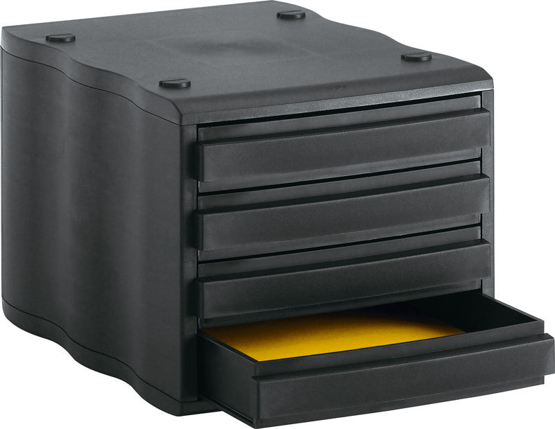 Styro Wave Schubladenelement – für Format A4 und C4 – 355 × 270 × 240 mm