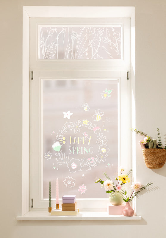 Folia Fensterbilder-Set – 8 Malvorlagen – 520 × 730 mm