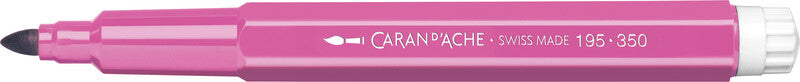 Caran d-Ache Caran d'Ache Fibralo Filzstift – Rundspitze, 5 mm, wasservermalbar, Hellpurpur