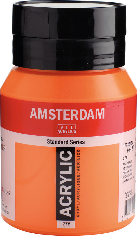 Royal Talens Amsterdam – Acrylic Standard – Acrylfarbe – Azoorange, 500 ml
