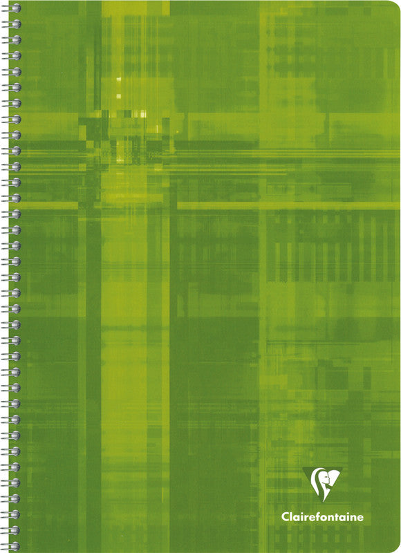 Clairefontaine Spiralheft, A4, liniert, Spiralbindung, Karton, 50 Blatt, 50 g/m² – sortiert