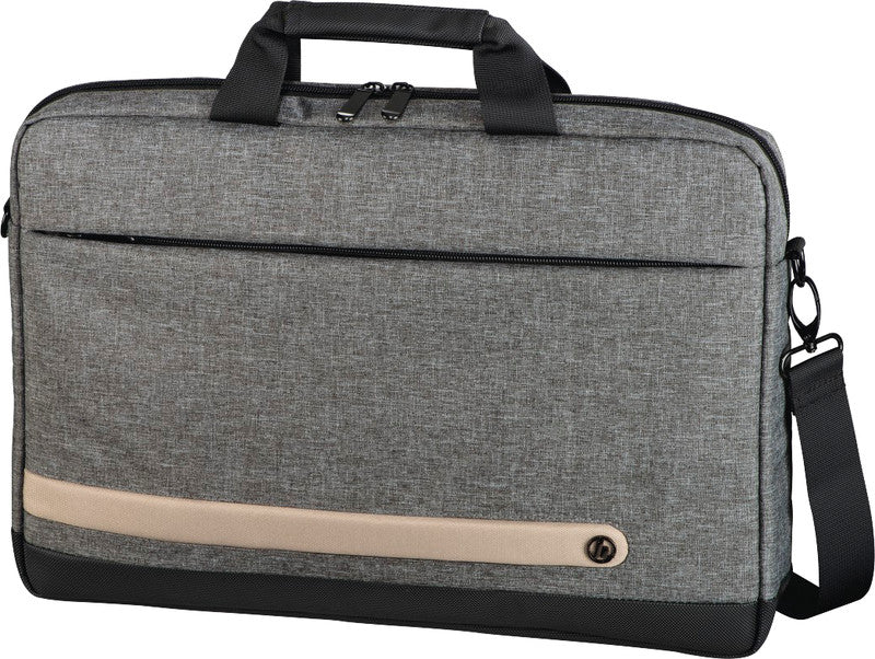 Hama Terra Notebook-Tasche – 8 l, wasserabweisend, Aufsteckfunktion, recyceltes PET (rPET), grau