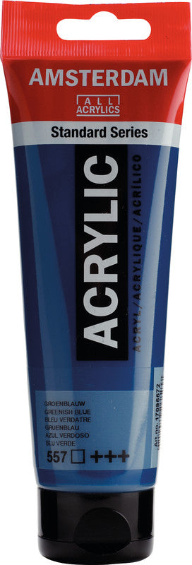 Royal Talens Amsterdam – Acrylic Standard – Acrylfarbe – Grünblau, 120 ml