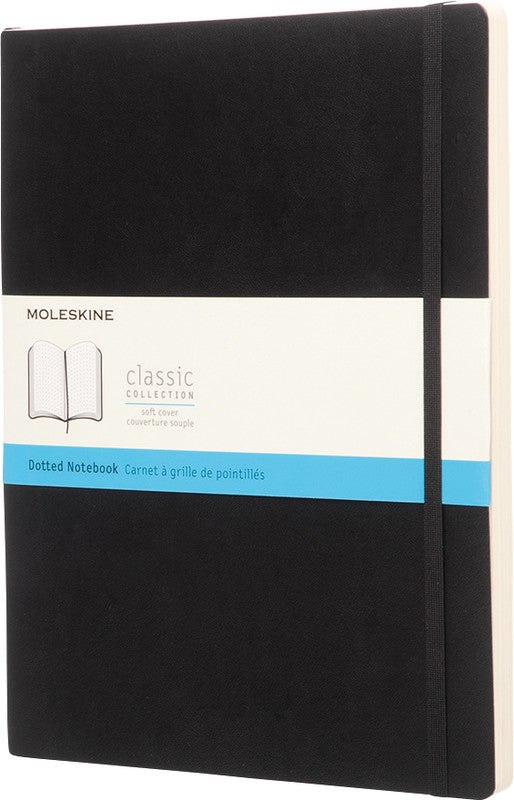 Moleskine Notizbuch Classic Collection, Leimbindung, Softcover, 192 Seiten, 70 g/m² – schwarz