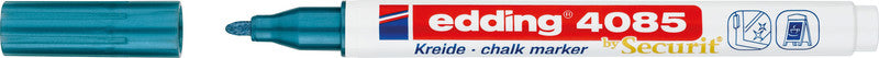 Edding Kreidemarker 4085 – Rund, 1–2 mm – Blau Metallic