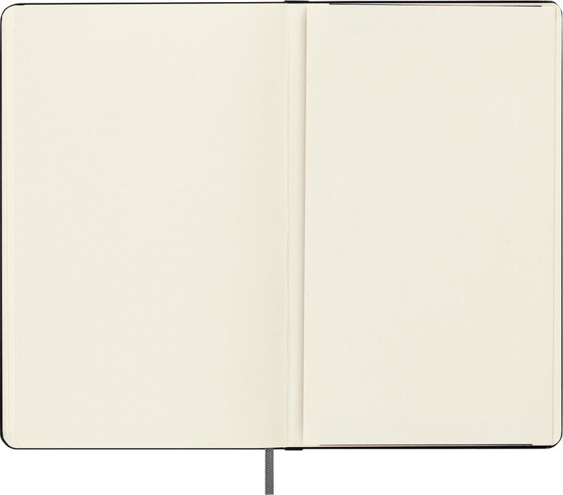 Moleskine Notizbuch, Leimbindung, Hardcover, 176 Seiten, 100 g/m² – schwarz, für MOLESKINE Notes-App