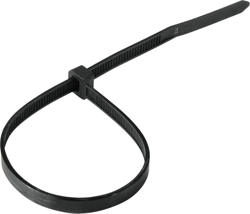 Hama Kabelbinder – 2,5 × 100/150/200 mm, Kunststoff, Schwarz, Einmalverschluss, 150er-Pack