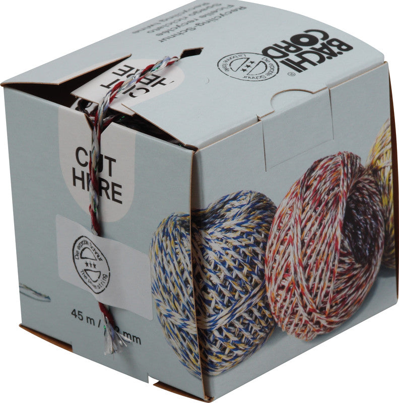 Baechi Cord Bindegarn – Ø 2 mm × 45 m, Reisskraft 45 daN, sortiert