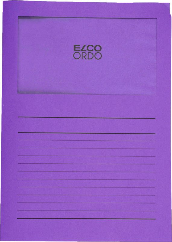 Elco Ordo Classico Sichtmappe A4 – Violett, Papier, 10er-Pack