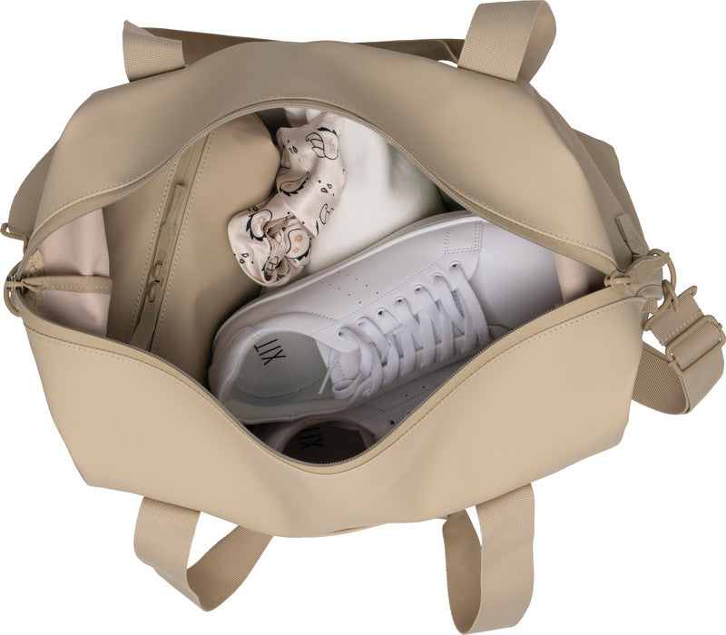 Beckmann Reisetasche – 27 l, rPET, beige, 42 × 28 × 20 cm
