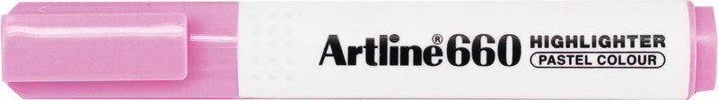 Artline 660 Pastell Textmarker Set 6 Farben – Keilspitze, 1–4 mm