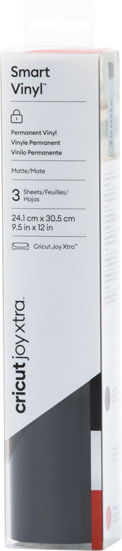 Cricut Matte Vinylfolie – Schwarz, Weiss und Rot – 24,1 × 30,5 cm – für JOY Xtra Schneideplotter