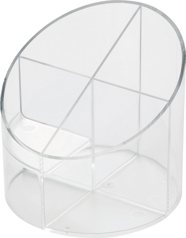 Helit Multiköcher – Kunststoff, transparent, 110 × 109 mm