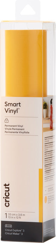 Cricut Vinylfolie matt – Gelb – 33 × 366 cm – für Cricut Maker 3