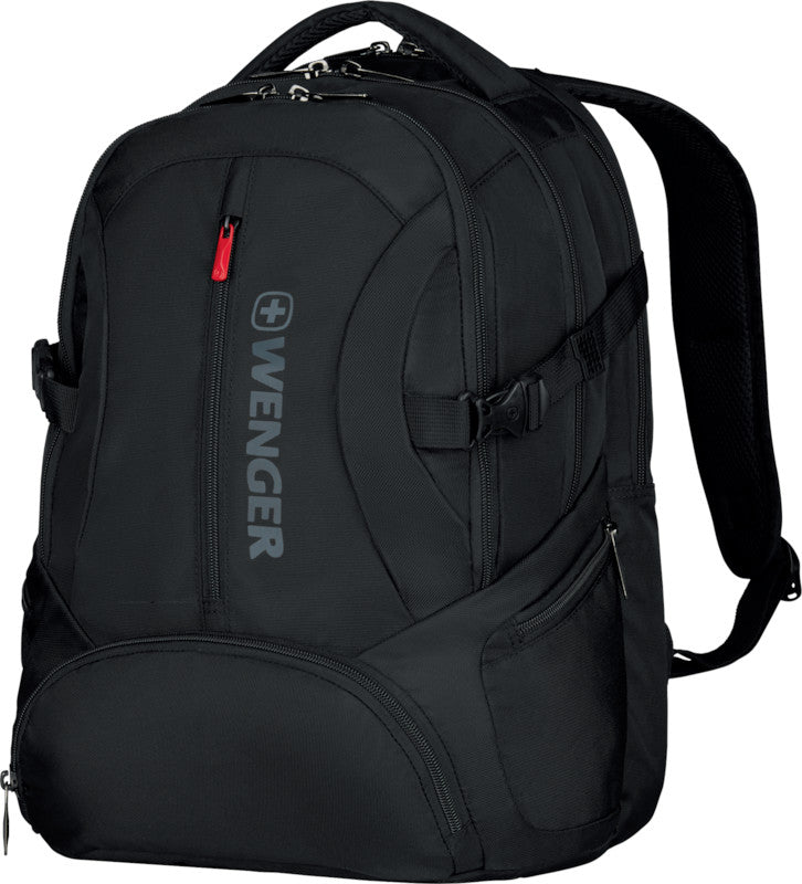 Wenger/SwissGear Wenger Transit – Notebook-Rucksack – für 16" Notebook, 27 l, Polyester, Schwarz