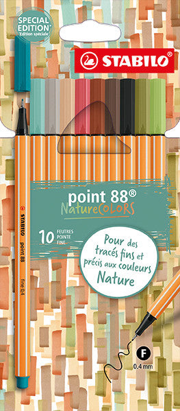 STABILO Fineliner – 10er-Set 0,4 mm – sortiert