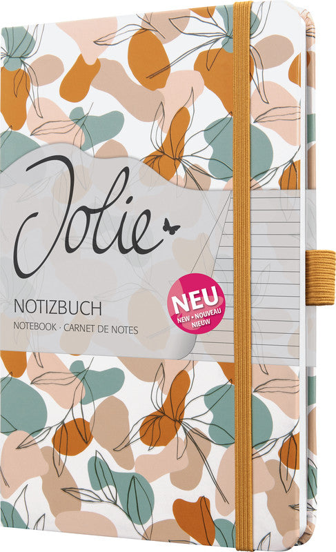 Sigel Notizbuch A5, liniert, Fadenheftung, 174 Seiten, perforiert, 80 g/m² – mehrfarbig