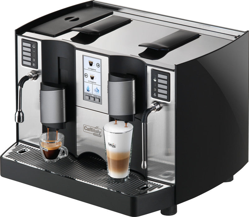 Chicco d'oro Chicco d’Oro S9001 Kapselmaschine – für Caffitaly-Kapseln, 4 l, Schwarz/Edelstahl