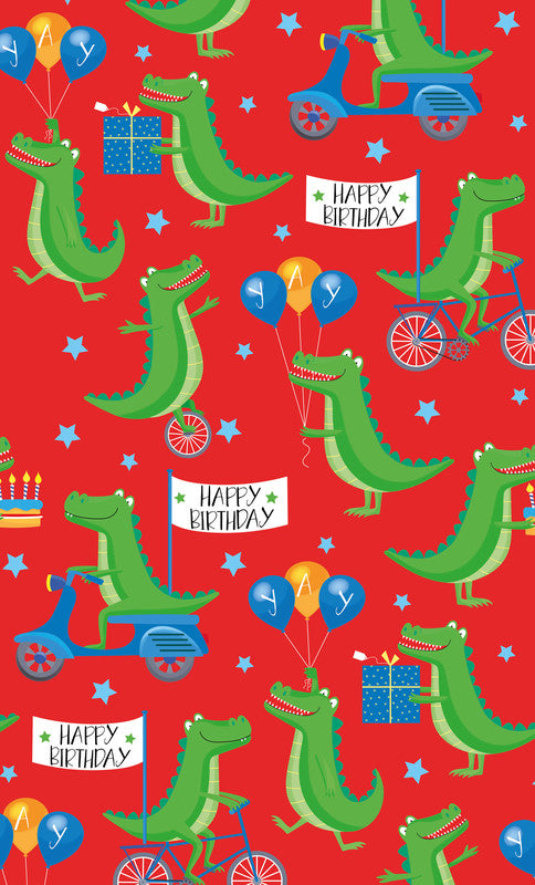 Zoewie Geschenkpapier Rolle – Bambini, 10 Motive sortiert – 700 × 2000 mm – gestrichenes Papier, 80 g/m2