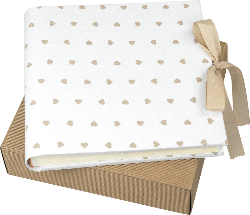 ZEP Gästebuch DELUXE – Pergaminzwischenblätter – 60 Seiten – 250 × 250 mm – Gebunden, Papier, Weiss