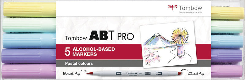 Tombow Filzstifte ABT PRO, 5 Stk.