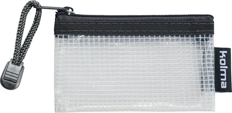 Kolma Reissverschlusstasche Etui – Anthrazit – Kunststoff – 10,5 × 6,5 × 0,4 cm
