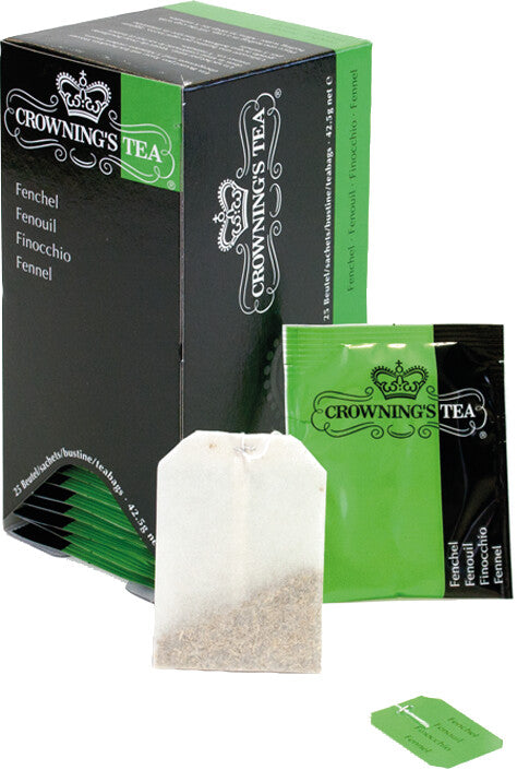 Crowning's Tea – Fenchel – Teebeutel, Kräutertee – 25 Beutel