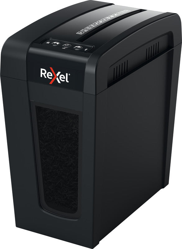 Rexel Secure X8-SL Slimline – Aktenvernichter, DIN P-4, Partikelschnitt 4 × 40 mm, 8 Blatt, 14 l, A4