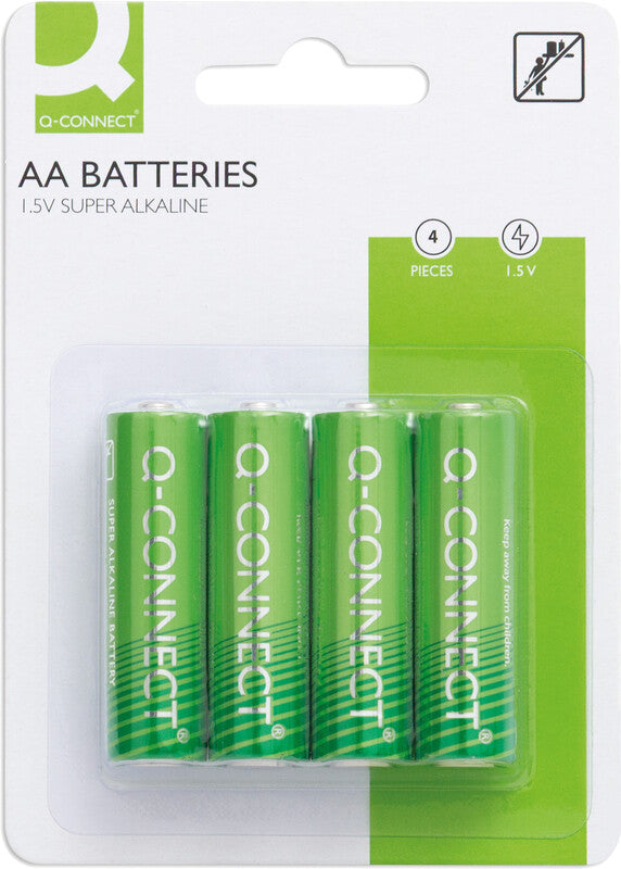 Q-CONNECT Akku 1,5 V 2140 mAh 3,21 Wh Alkaline