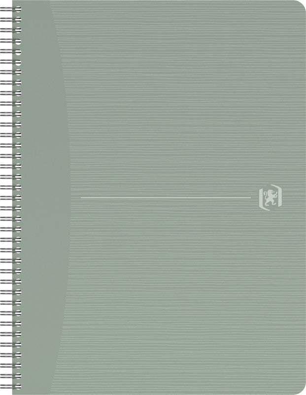 Elba Collegeblock A4, kariert, Spiralbindung, 90 Blatt, 90 g/m² – grün, für SCRIBZEE App