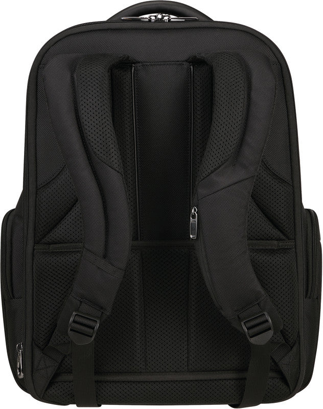 Samsonite Pro-DLX 6 3V Notebook-Rucksack – für Notebooks bis 17,3", RFID-Fach, USB-Anschluss, Nylon, schwarz