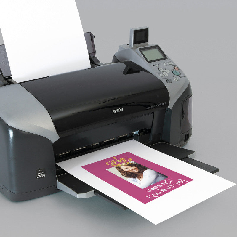 Sigel Transferpapier – für Inkjetdrucker, für helle Textilien, A4, waschbar bis 40 °C, 3 Blatt